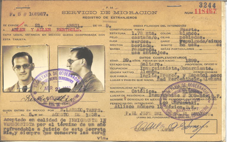 Berthold Adler y Adler