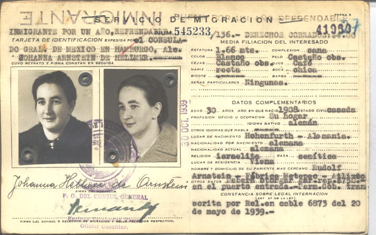 Johanna Arnstein de Hellmer