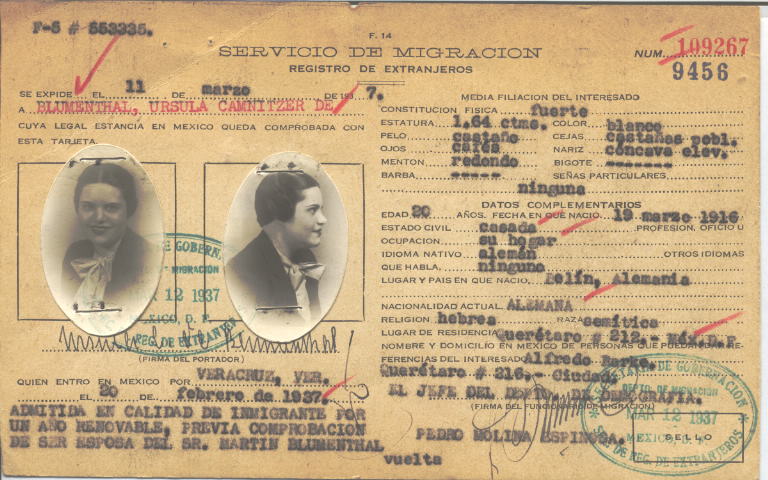 Ursula Camnitzer de Blumenthal