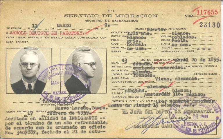 Arnold Deutsch de Pozofsky