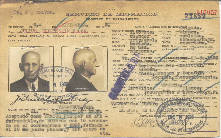 Julius Ehrenstein Neuer