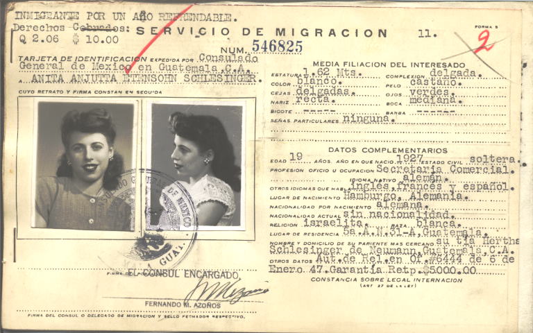 Anita Anjutta Etensohn Schlesinger