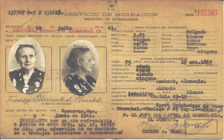 Frederica Blumental de Henschel