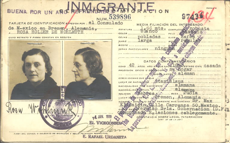 Rosa Holder de Wohlmuth