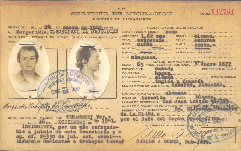 Margaretha Olschofsky de Jacobson