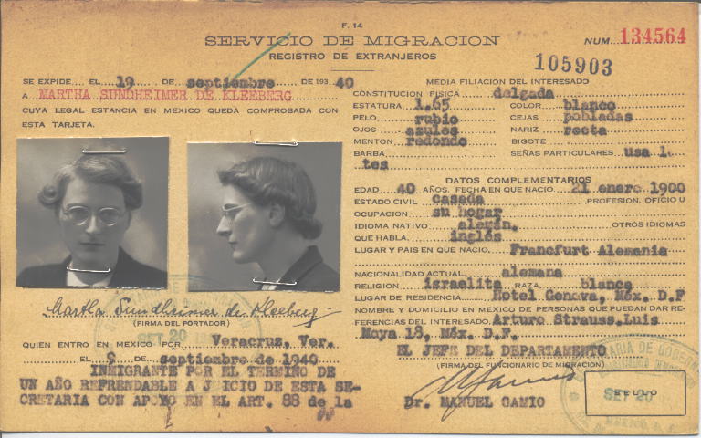 Martha Sundheimer de Kleeberg