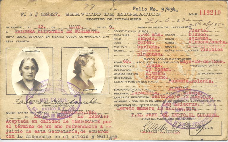 Salomea Klipstein de Wohlmuth