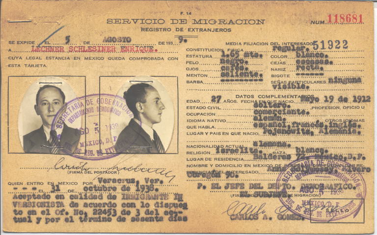 Erich (Enrique) Lechner y Schlesiner