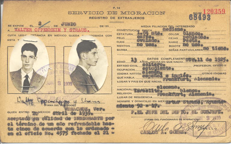 Walter Oppenheim y Straus