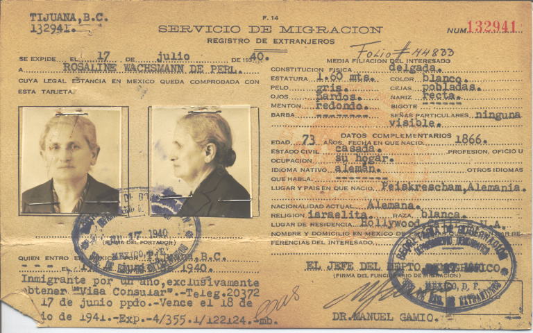 Rosaline Perl Waschsman de