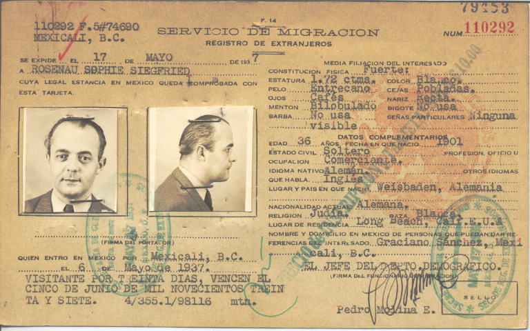 Siegfried Rosenau Sophie