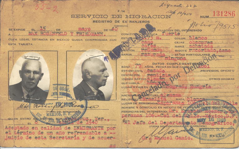 Max Rosenfeld y Friedmann