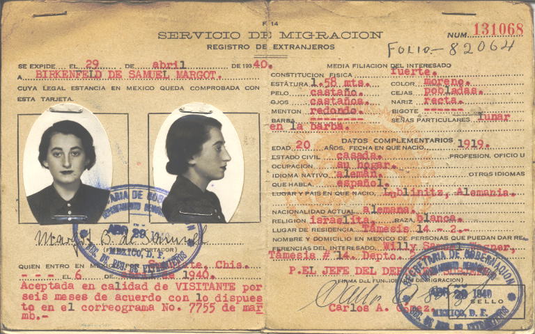 Margot Sara Samuel Birkenfeld de