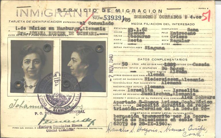 Johana Berger de Schwarz