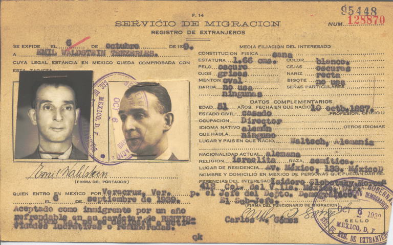 Emil Waldstein Tenzeries