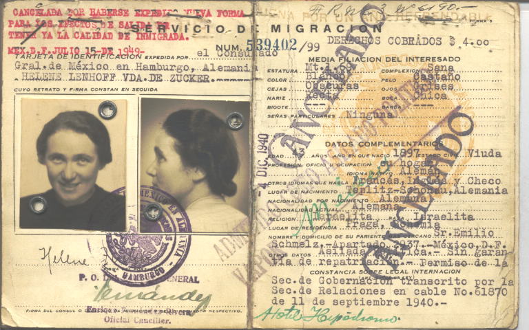 Helene Lenhoff Viuda de Zucker