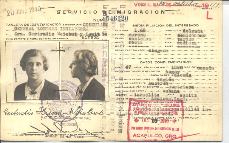 Gertrudis Weishut de Hirsch