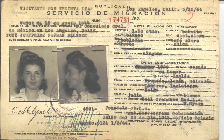 Tony Josephine Najman Milynek