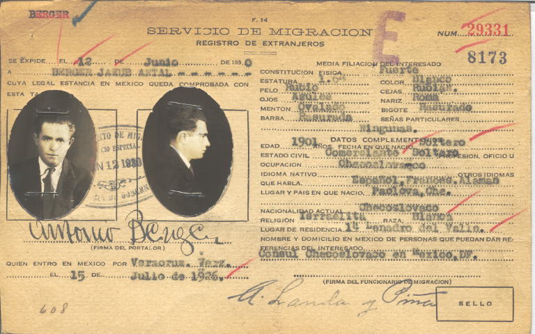 Antal (Antonio) Berger Jakub