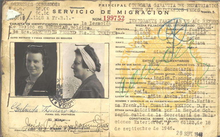 Gertrudis Theiner Freund Vda. De