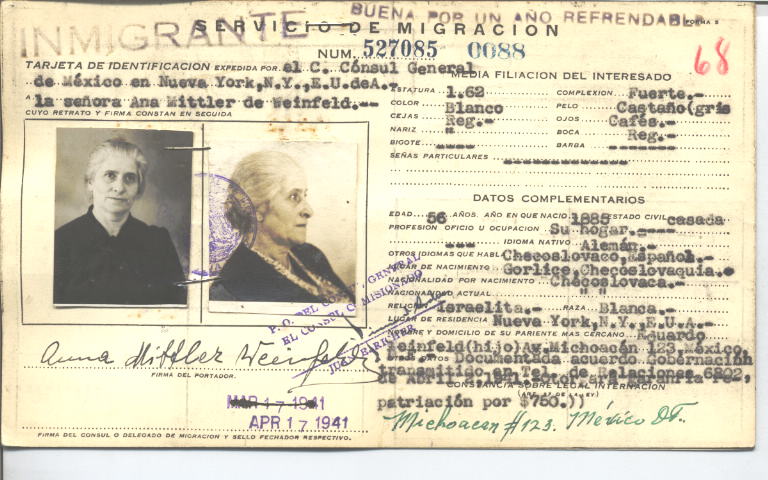 Ana Weinfeld Mittler de