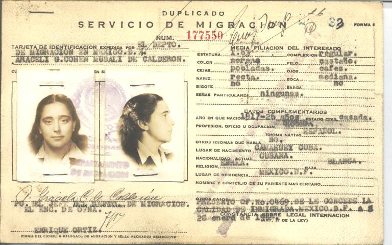 Araceli G. Cohen Musali de Calderon