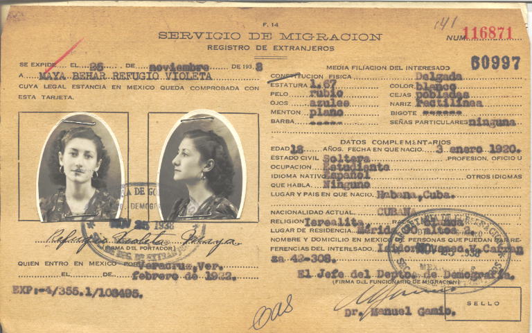 Refugio Violeta Maya Behar