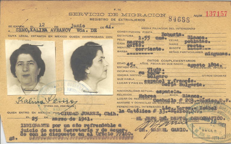 Kalina Avramov Vda. de Semo