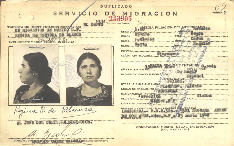 Regina Radoszycka de Blanco