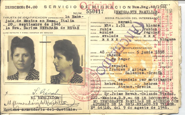 Sarina Sefarana de Revah