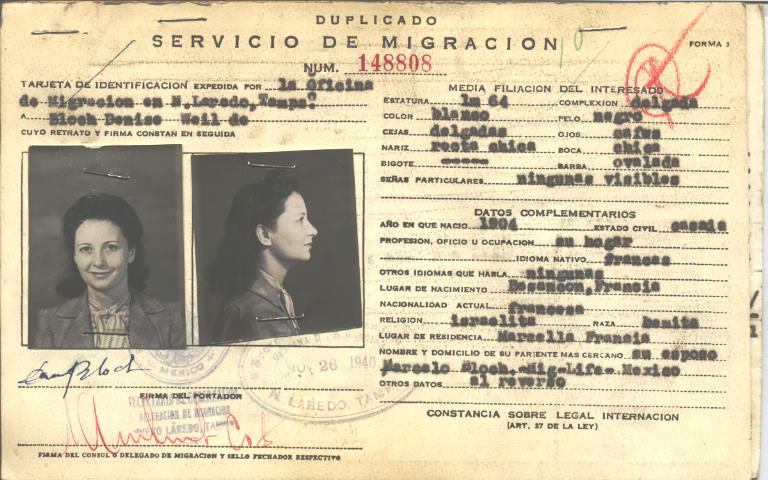 Denise Bloch Weil de