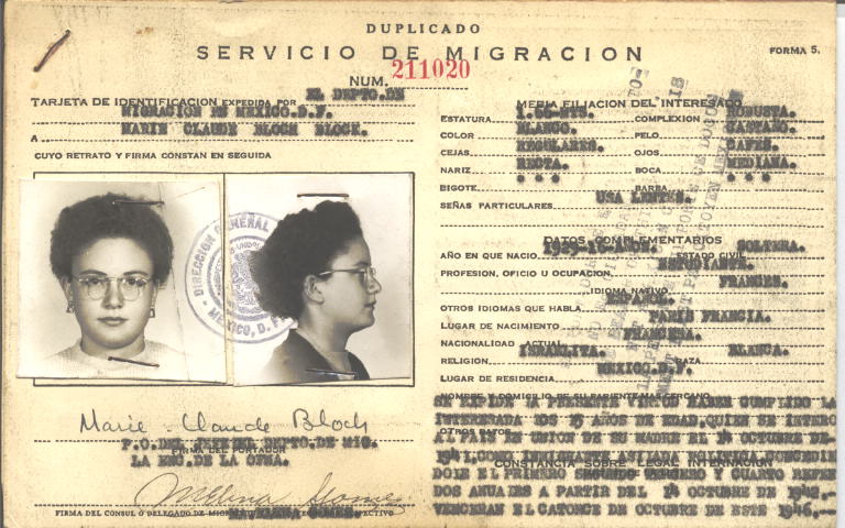 Marie Claude Bloch Block