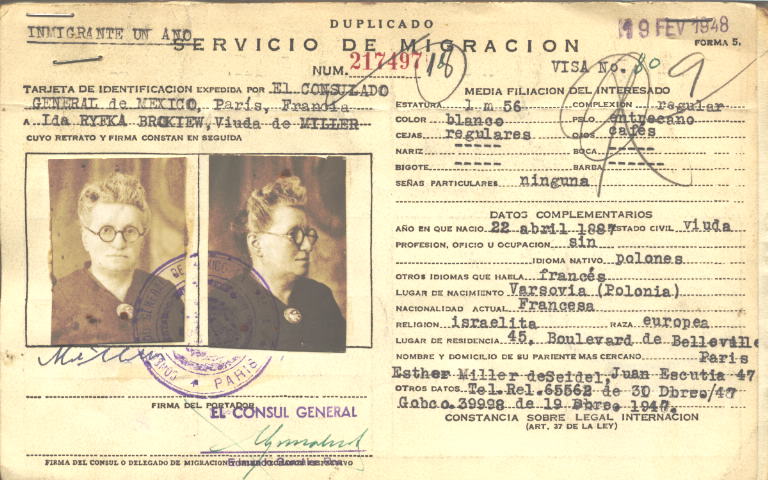 Ida Ryfka Miller Brokiew vda.de