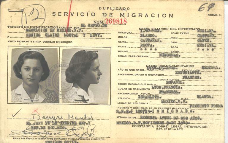 Denise Claire Moutal y Levi