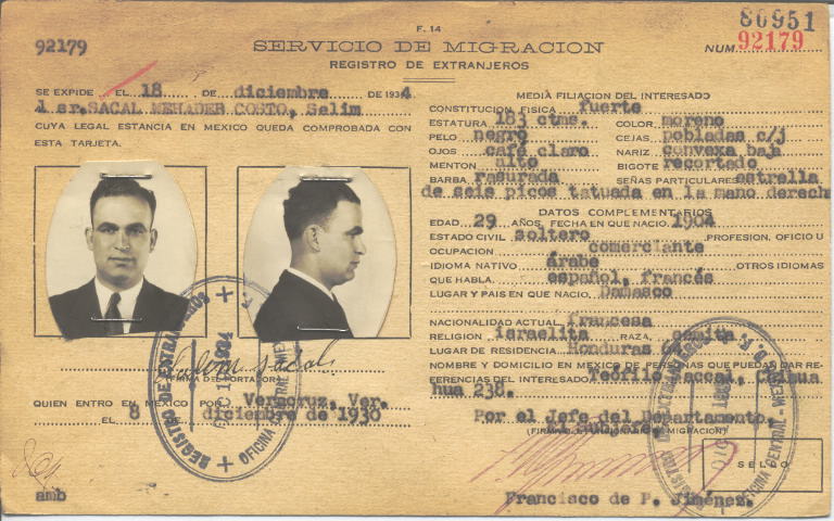 Selim Sacal Mahadeb Costo