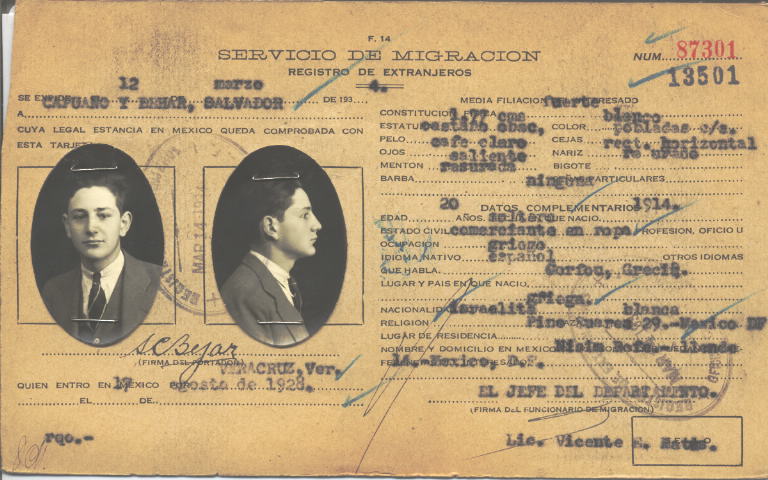 Salvador Capuano  y Behar