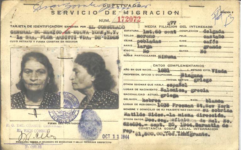 Flor Sides Arditti Vda. de