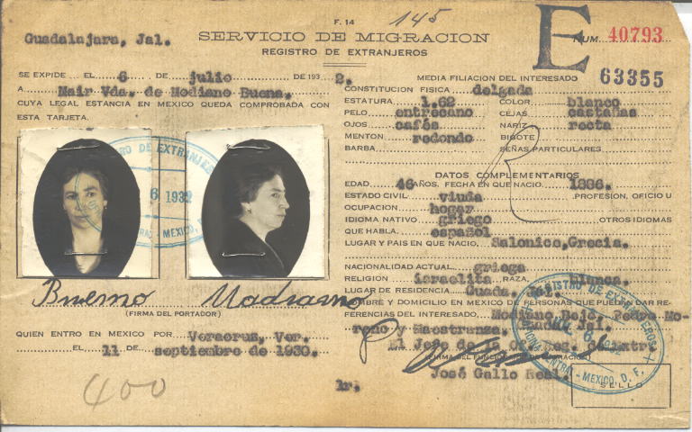 Mair Modiano Buena Vda de