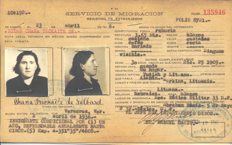 Bicas Chana Gelbard Trokaite de