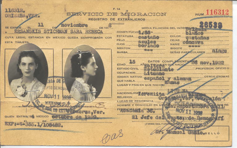 Sara Rebeca Ersanskis Stichm