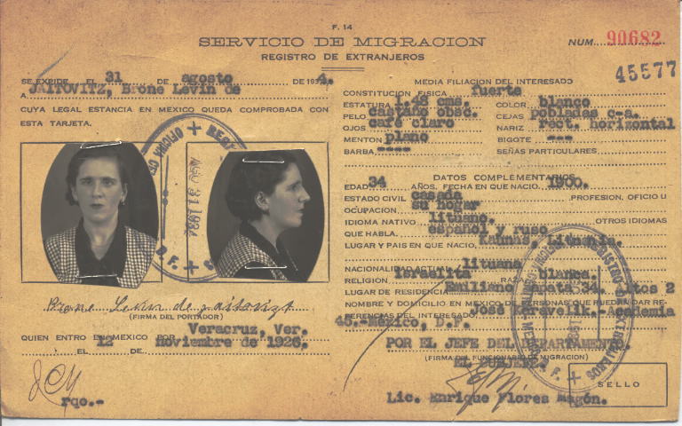 Brone Jaitovitz Levin de