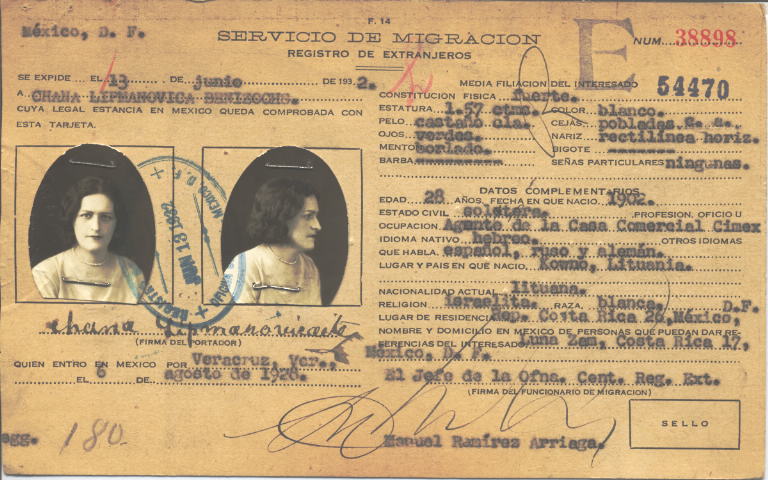 Chana Lipmanovica Benizochs