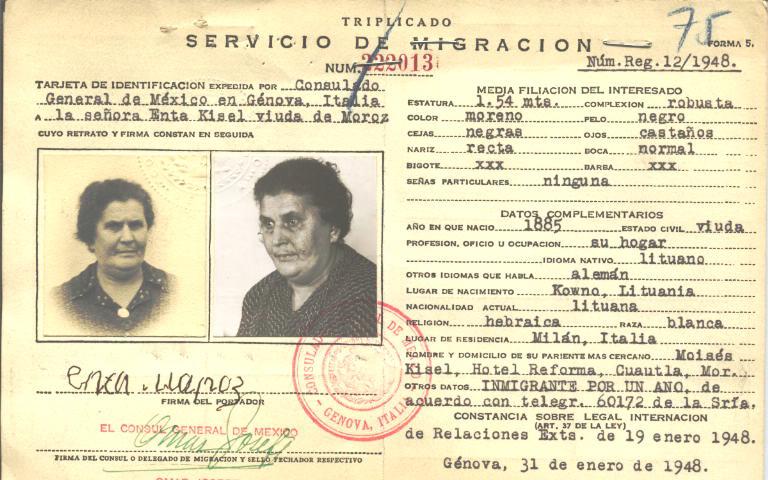 Enta Moroz Kisel viuda de