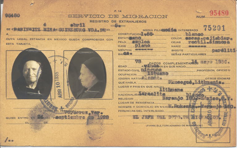 Mira Rabinwitz Guinzburg de