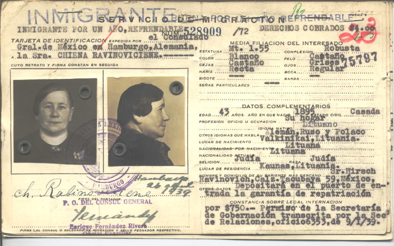 Chiena Ravinoviciene Kahan Braz de