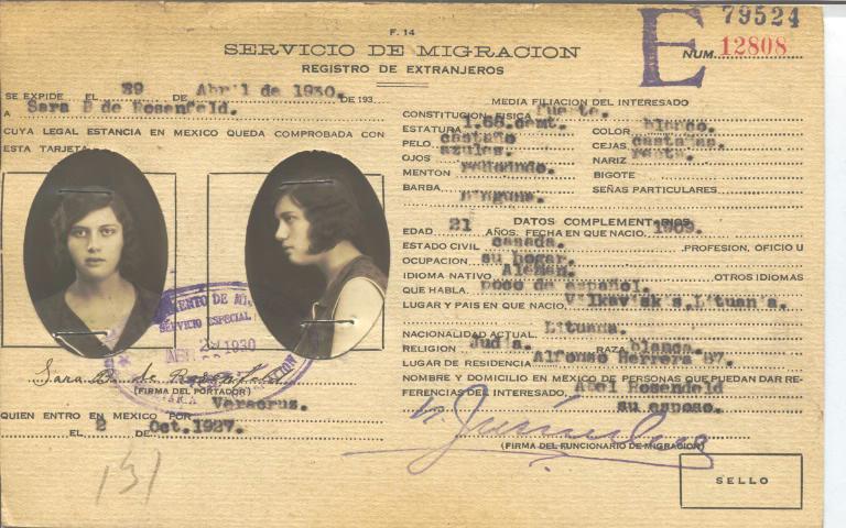 Sara Rosenfeld B. de