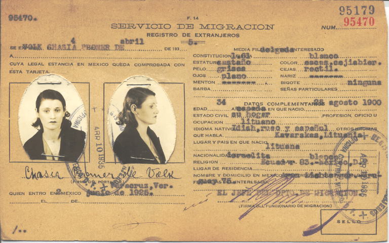 Chasia Volk Promer de