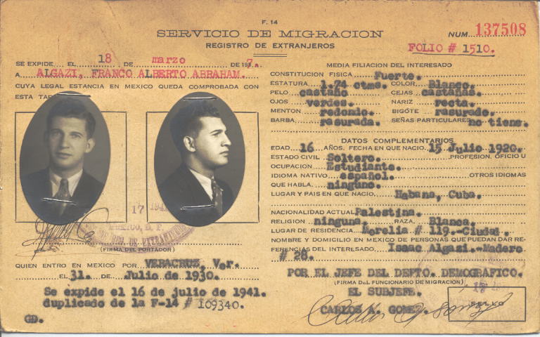 Alberto Abraham Algazi Franco