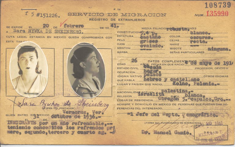 Sara Rywka De Sheinberg