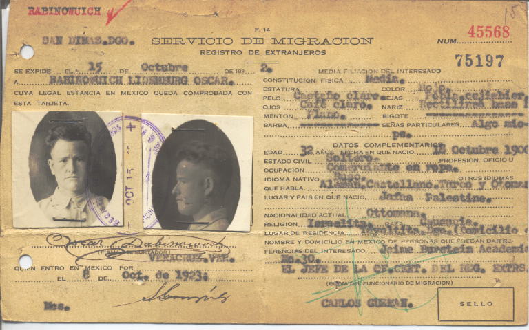 Oscar Rabinowich Lidemburg